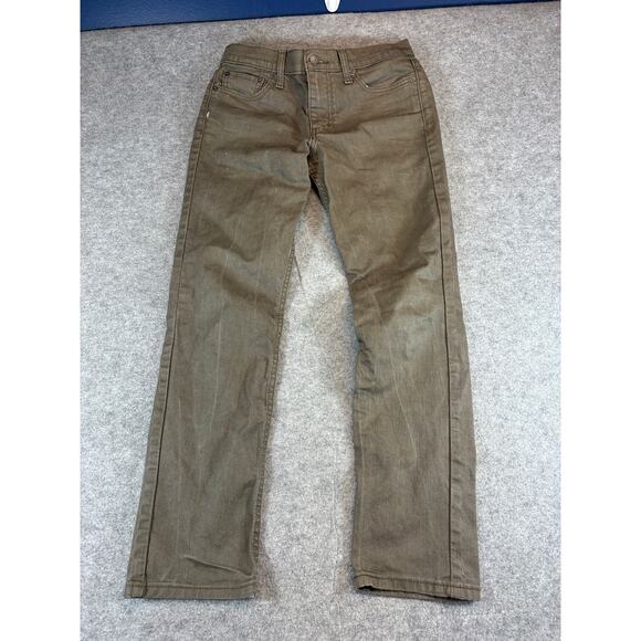 VTG Levis 511 Red Tab Jeans Mens 30x30 Olive Slim Straight Streetwear Retro Y2K - Picture 1 of 7